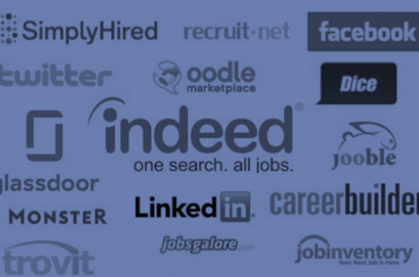 Logos for online job boards